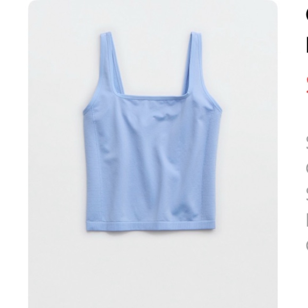 Aerie Soft Blue Tank Top
